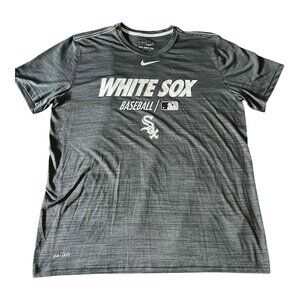 Chicago‎ White Sox Shirt Mens Large MLB Baseball Nike Dri Fit Lightweight Tee